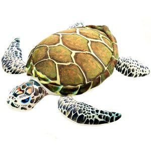 18-inch Realistic Stuffed Sea Turtle Plush Toy, Ocean Life Turtle Pillow for Kids, Birthday Gifts