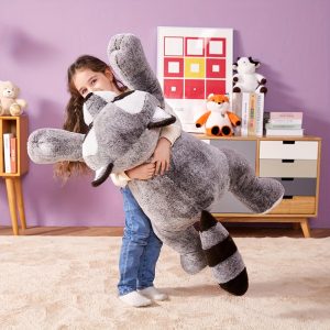 IKASA Giant Raccoon Stuffed Animal Plush Toy, Large Racoon 30