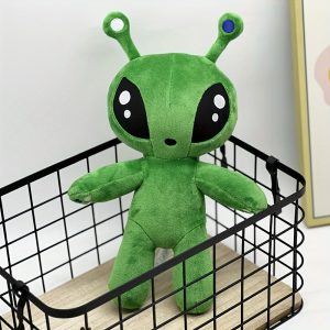 Creative Quirky Green Large Eyed Alien Plush Toys Indoor Room Decorations Christmas Gifts